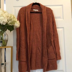 Burnt orange cardigan